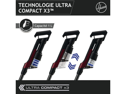 Aspirateur balai rechargeable HOOVER HF201H011 - 50 air watts