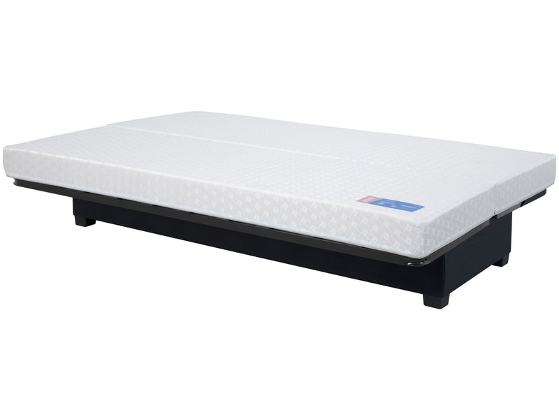 Banquette-lit clic clac DUNLOPILLO OTTAWA Déhoussable Gris