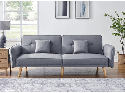 Banquette-lit clic clac couchage Occasionnel DECO IN PARIS gris